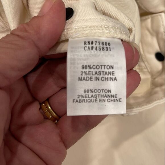 Free People X Sandrine Rose Straight Leg in Alpes Jeans .Size 28 - Picture 8 of 9